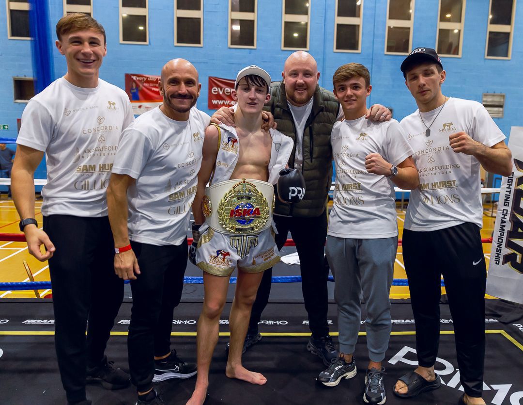 Marc Campbell practicing Muay Thai techniques